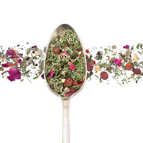 BIRDS AND BEES TEAS Milk Thistle Herbal Tea loose leaf in a cup