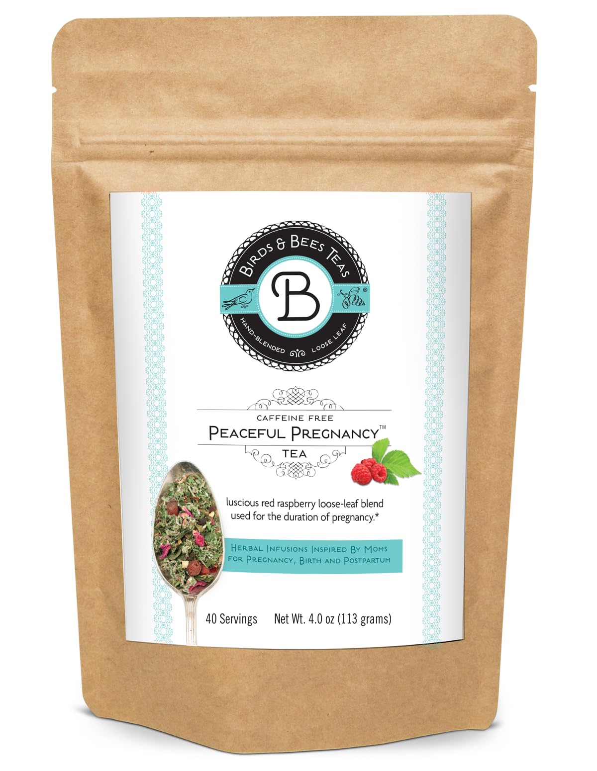 BIRDS AND BEES TEAS Milk Thistle Herbal Tea package front view