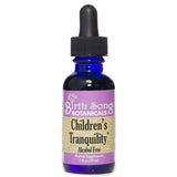 Birth Song Botanicals Children's Tranquility Tincture 1oz bottle front view