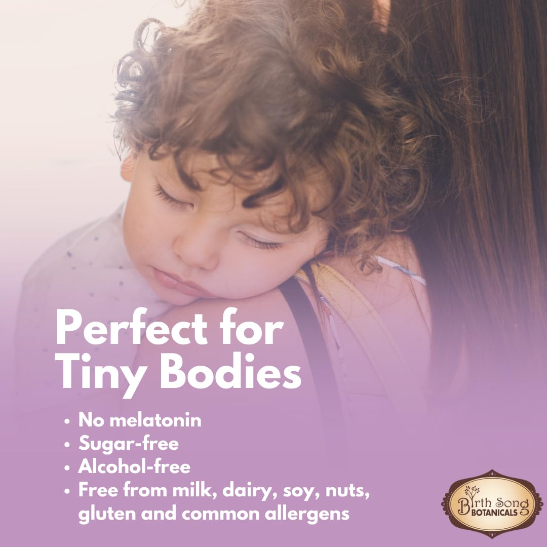 Birth Song Botanicals Children's Tranquility Tincture dropper top