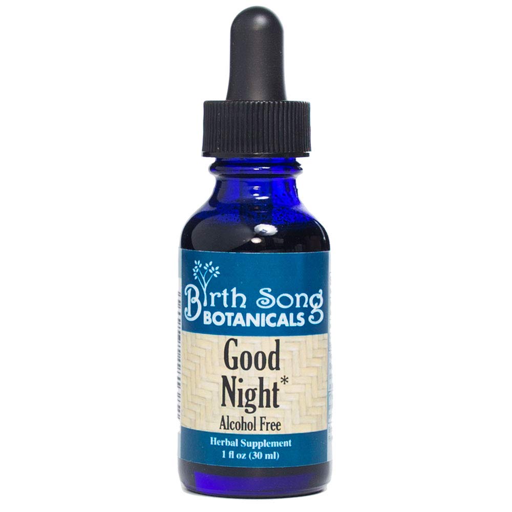 Birth Song Botanicals Good Night Herbal Sleep Tincture 1oz front view