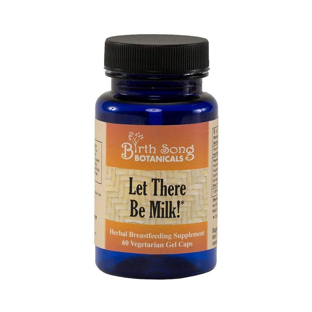 Birth Song Botanicals Let There Be Milk! Liquid Capsules front view