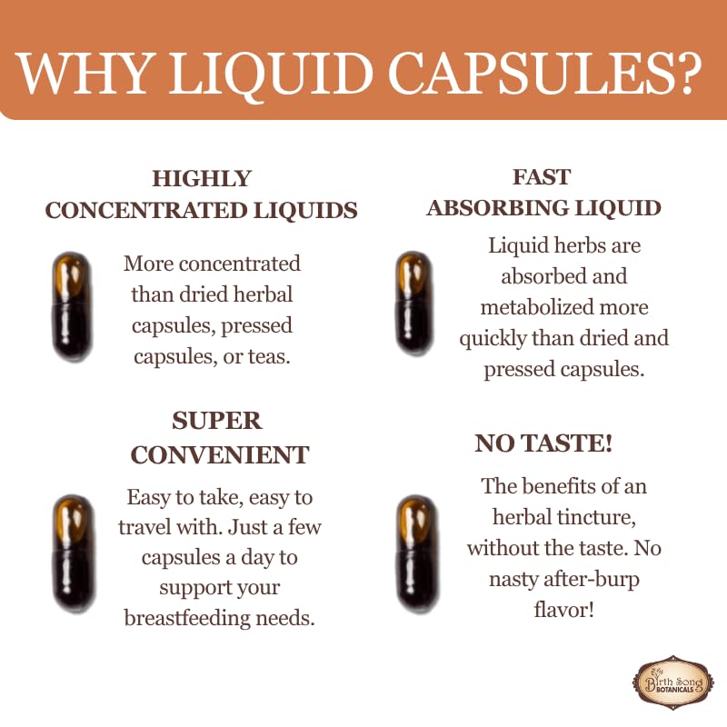 Birth Song Botanicals Let There Be Milk! Liquid Capsules lifestyle scene