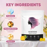 BIWQTY Women’s Probiotics Gummies showing two gummies