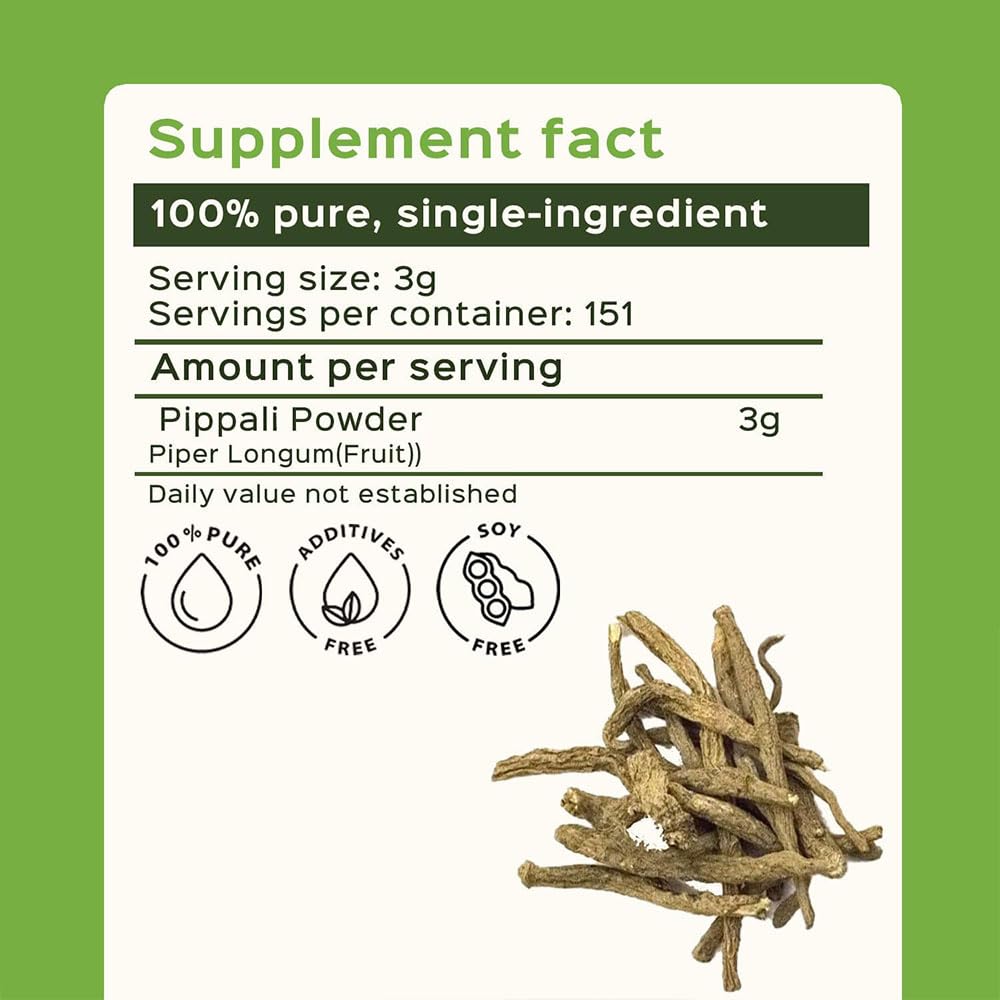 bixa BOTANICAL Pippali Powder in a bowl