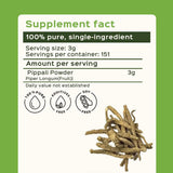 bixa BOTANICAL Pippali Powder in a bowl