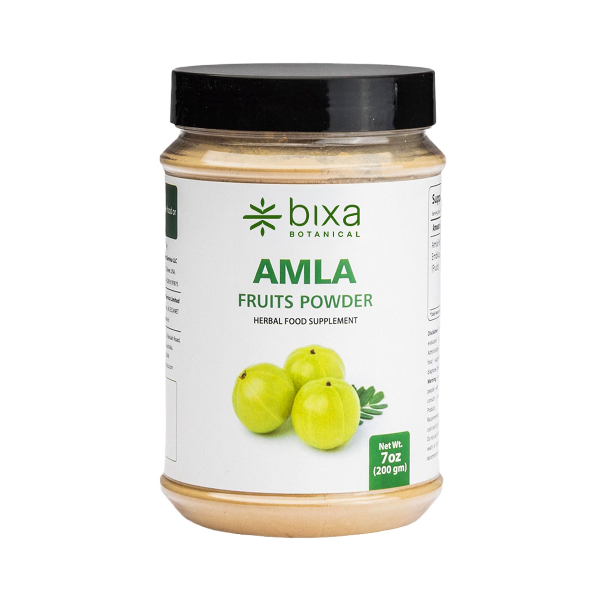 bixa BOTANICAL Pure Amla Powder 200g front view