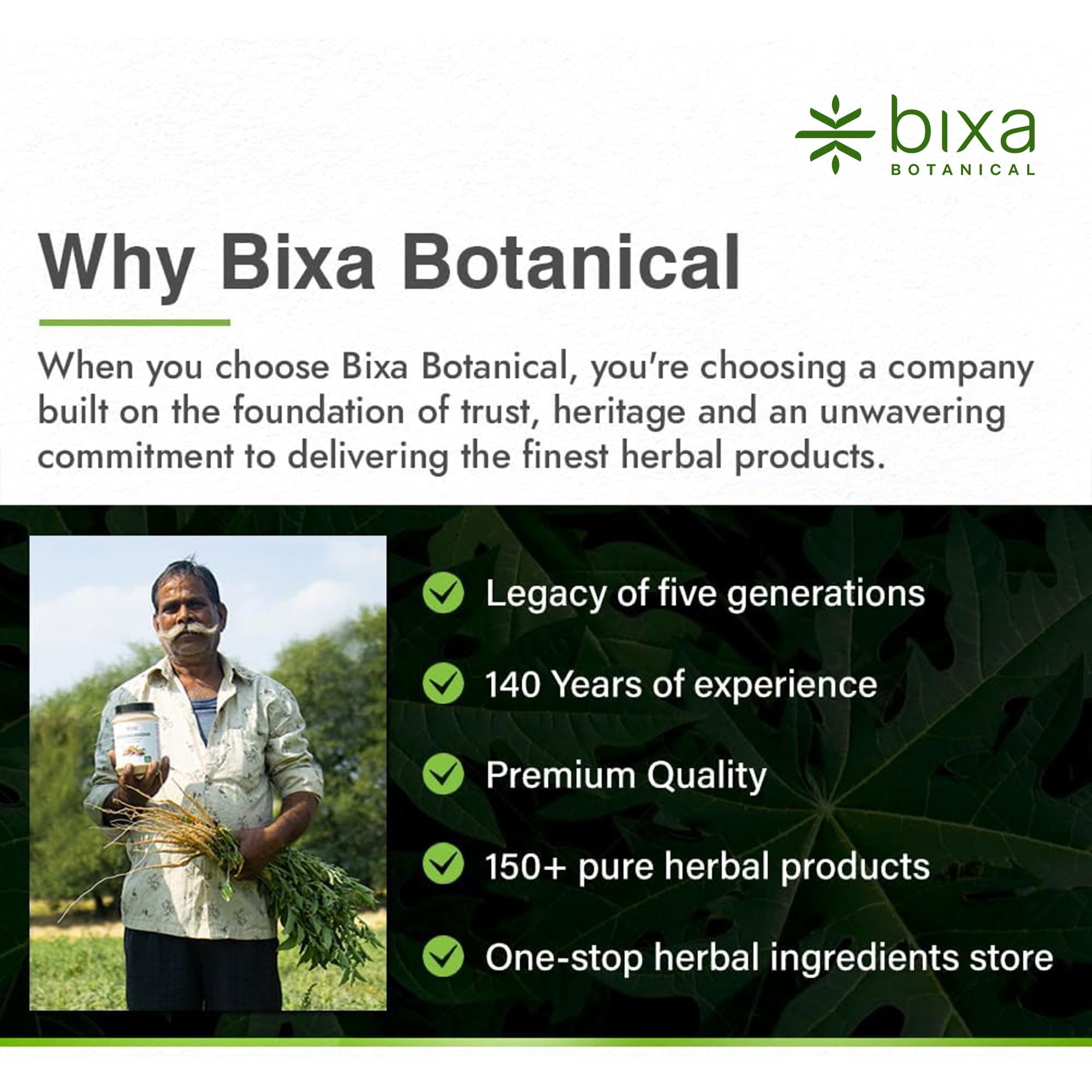 bixa BOTANICAL Safed Musli Powder lifestyle scene