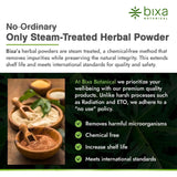 bixa BOTANICAL Safed Musli Powder with ingredients list