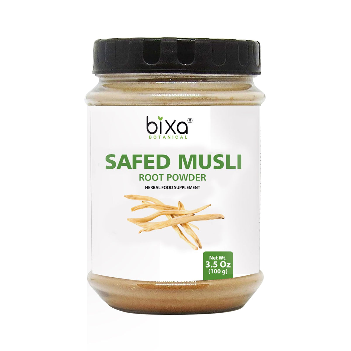 Bixa Botanical Safed Musli Root Powder 127g front view