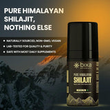 bixa BOTANICAL Shilajit Supplement packaging details