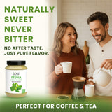 Bixa BOTANICAL Stevia Powder 517g back view with nutritional information