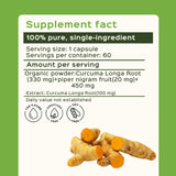 bixa BOTANICAL Turmeric Forte ingredients list