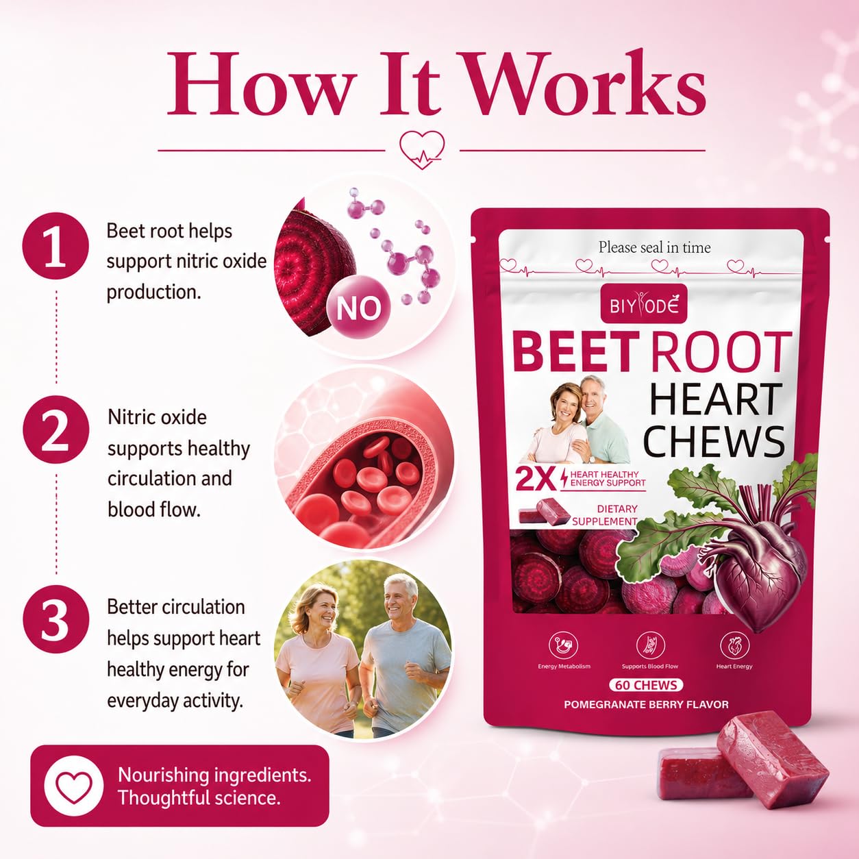 BIYODE Grape Seed Extract with pomegranate berry flavour