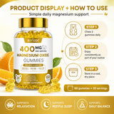 BIYODE Magnesium Gummies bottle with lid open