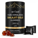 BIYODE Shilajit Gummies front view with packaging