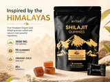 BIYODE Shilajit Gummies showing individual wrappers