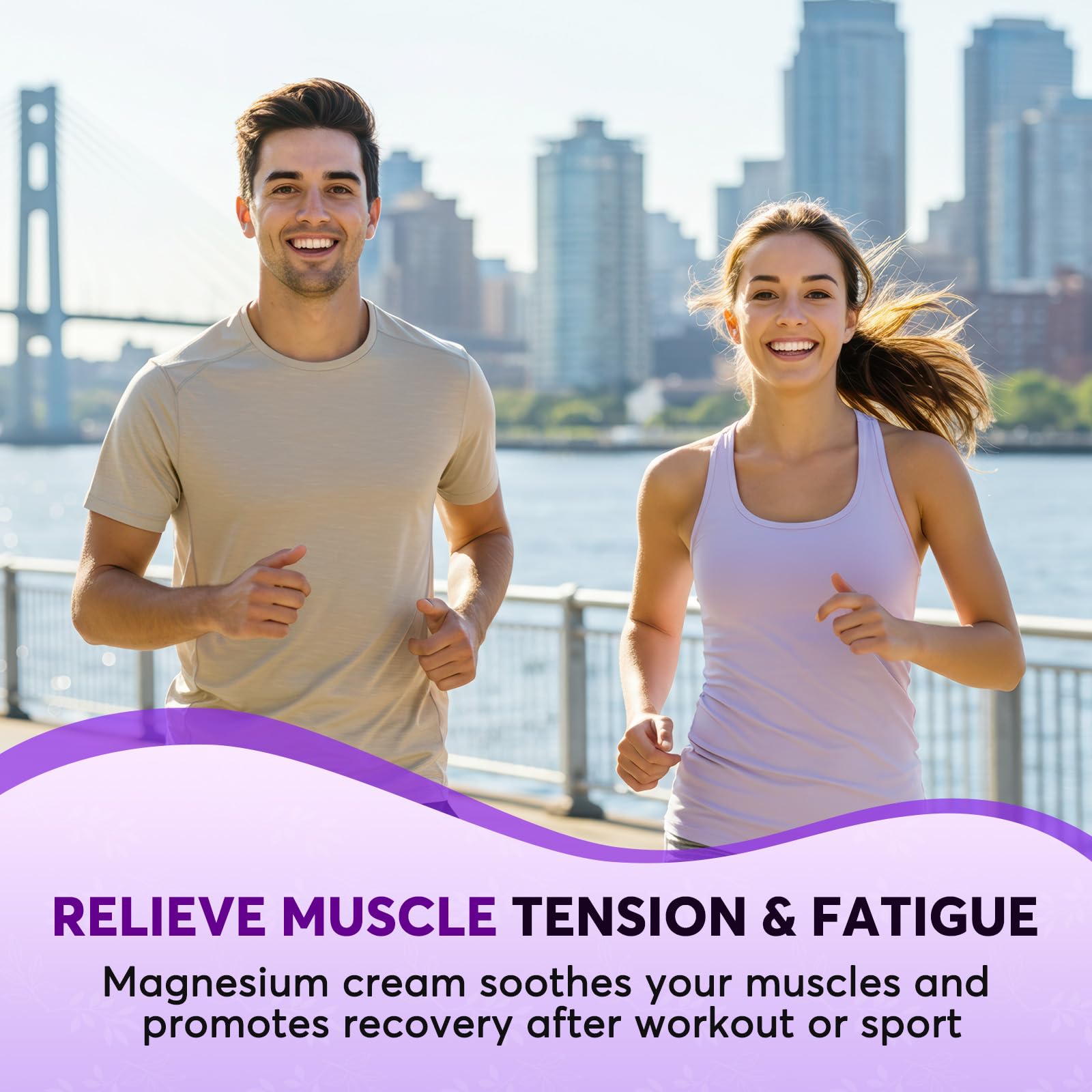 BIYSBER Magnesium Lotion 191g with natural ingredients displayed