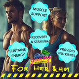 BIZYAC Creatine Monohydrate Gummies opened bottle view