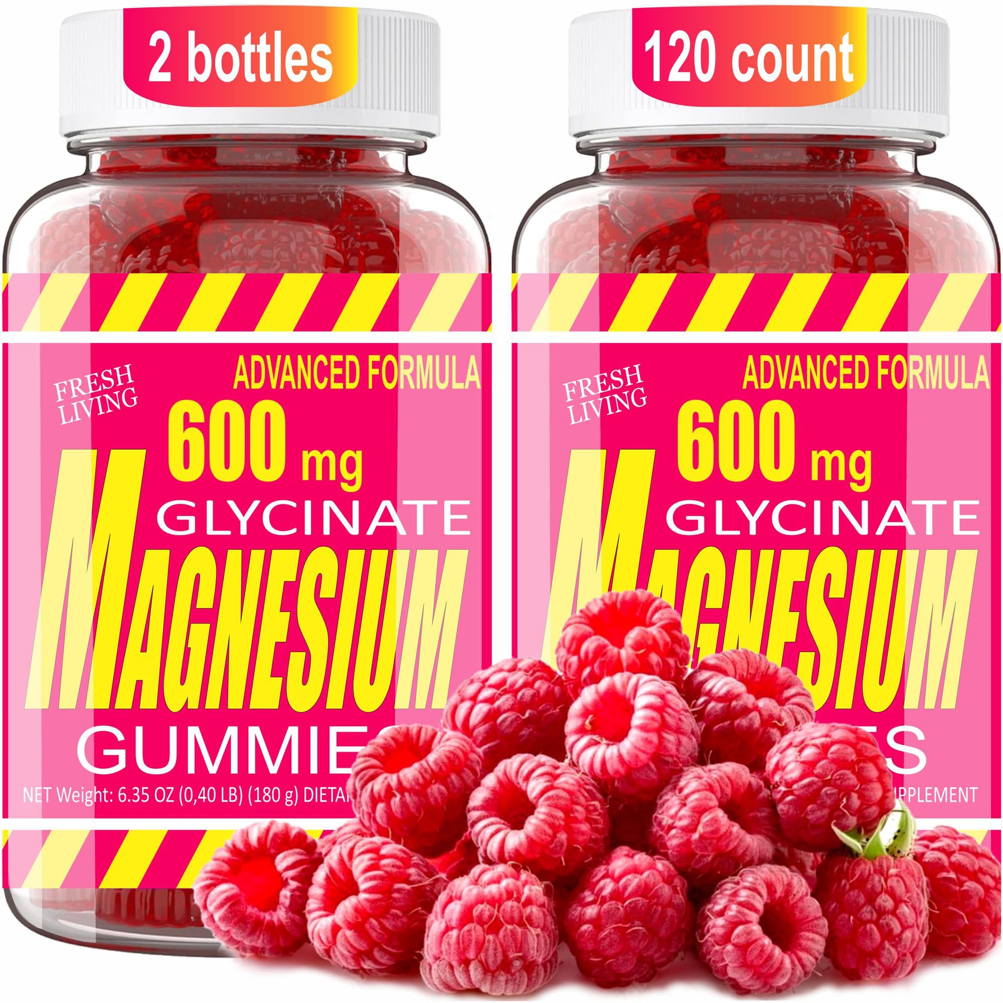 BIZYAC Magnesium Glycinate Gummies 400mg front view
