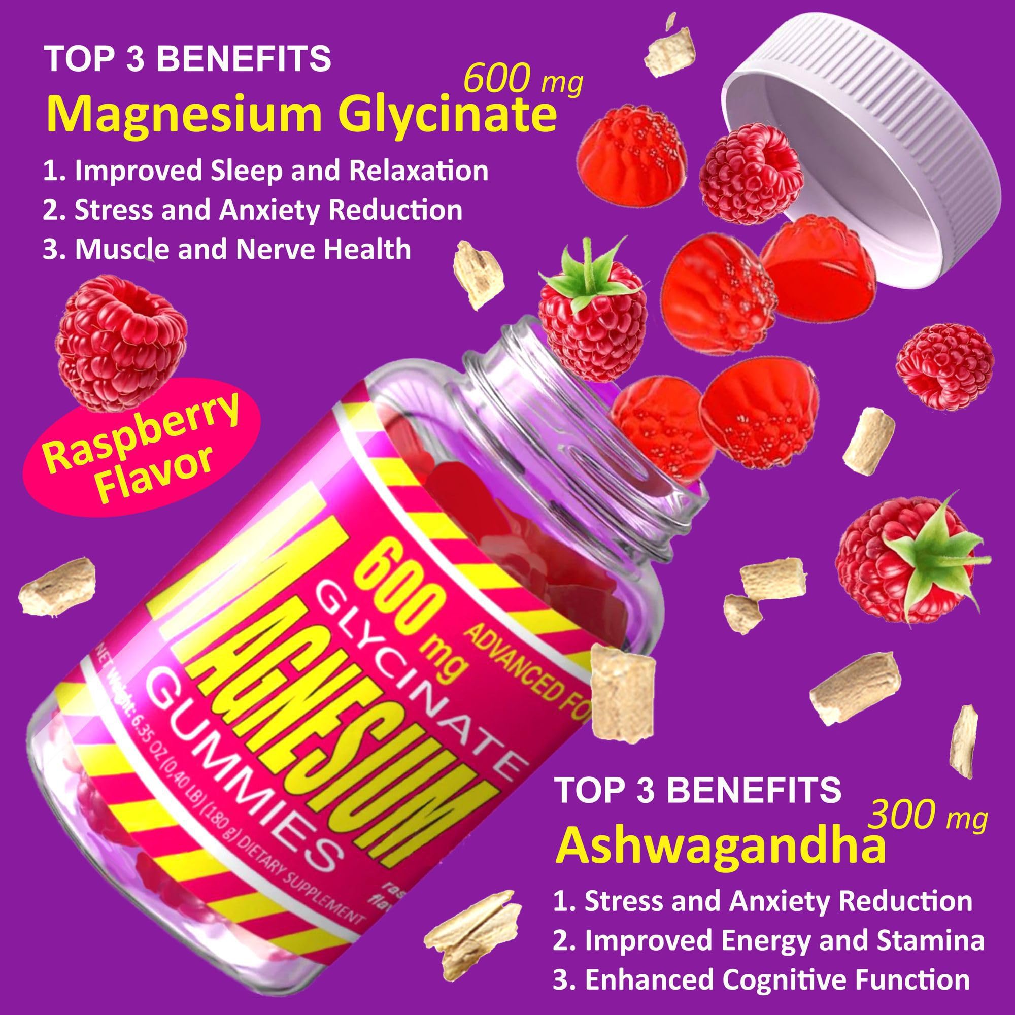 BIZYAC Magnesium Glycinate Gummies 400mg packaging