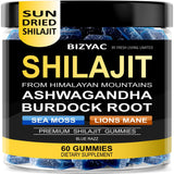 BIZYAC Shilajit Gummies front view packaging