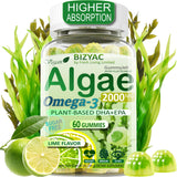 BIZYAC Vegan Omega-3 Algae Oil 1100mg front view