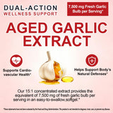 BKKTfBWK Garlic Supplement 15:1 Aged Extract capsule close-up