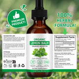 BKKTfBWK Organic Lemon Balm Extract Drops back view