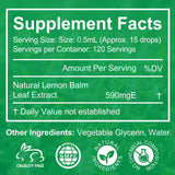 BKKTfBWK Organic Lemon Balm Extract Drops side view
