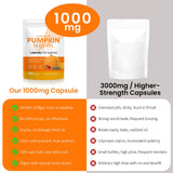 BKKTfBWK Pumpkin Seed Oil Softgels 1000mg side view