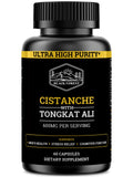 Black Forest Cistanche & Tongkat Ali supplement bottle front view