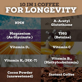 Black Forest Longevity Mix 10-in-1 Supplement nutritional information