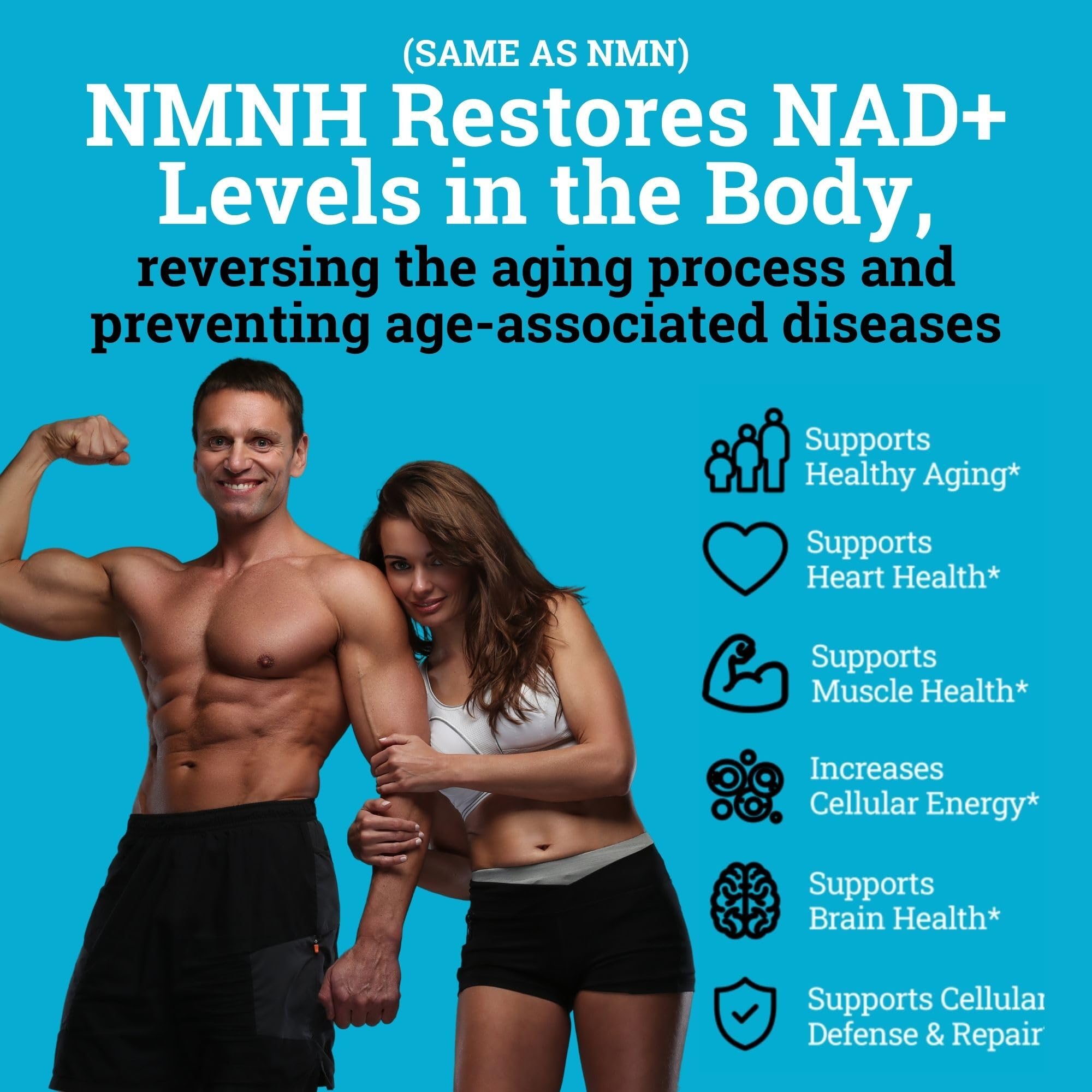 Black Forest NMNH Supplement 99% Pure with BioPerine packaging