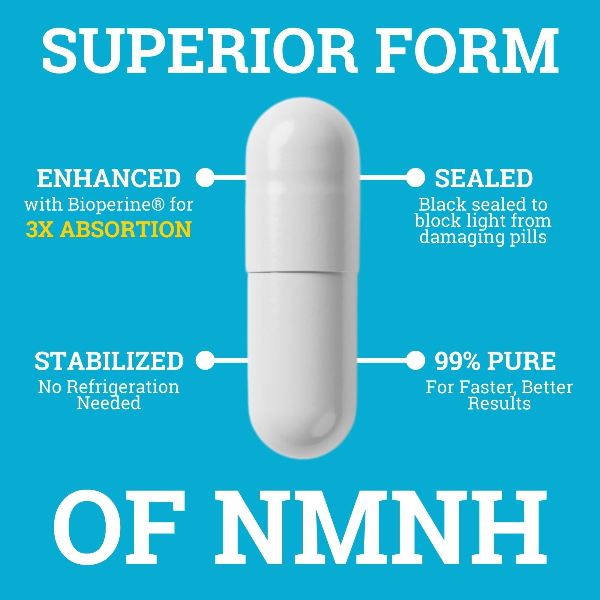 Black Forest NMNH Supplement 99% Pure with measuring scoop
