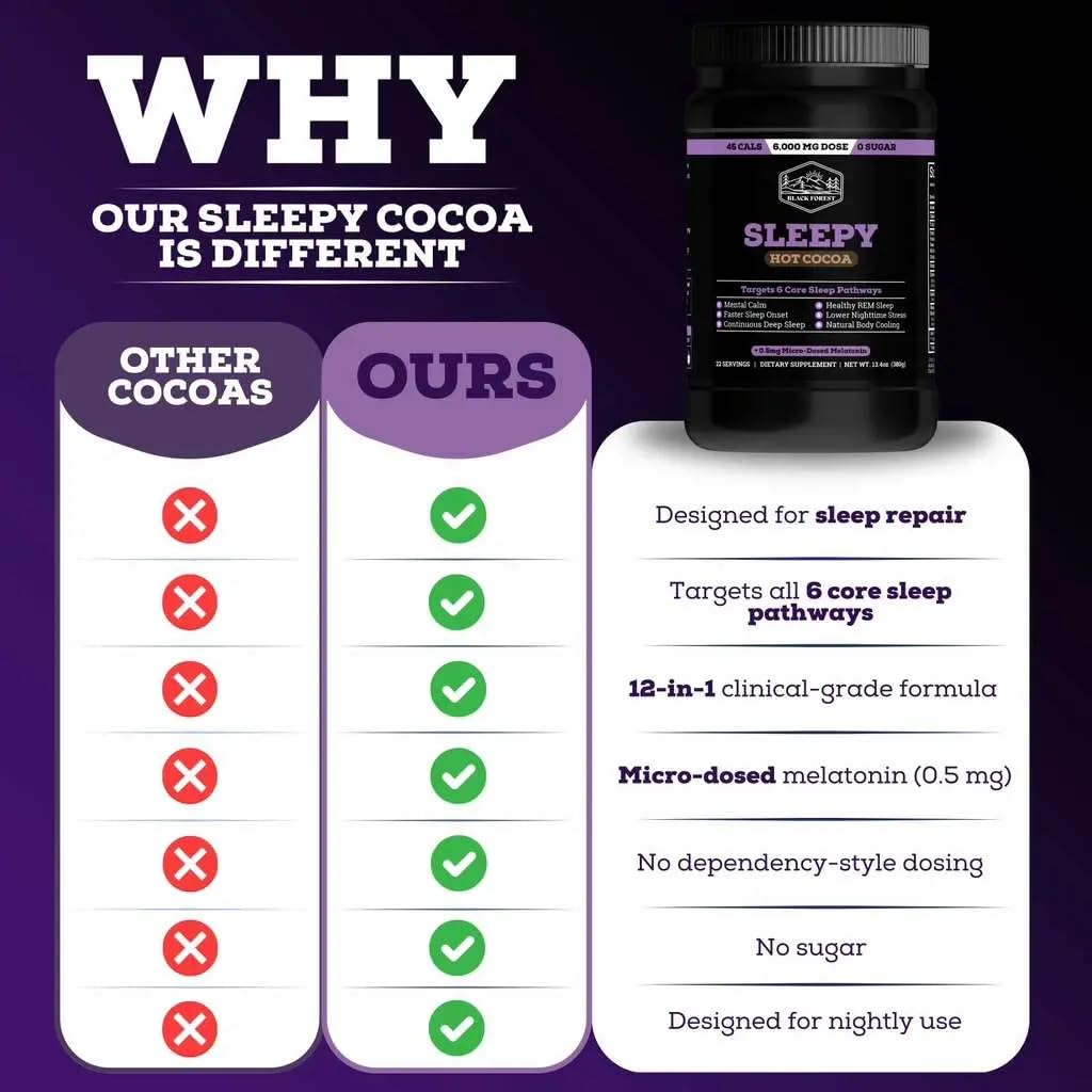 Black Forest Sleep Cocoa 380g preparation process