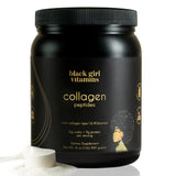 Black Girl Vitamins Collagen Powder 567g front view