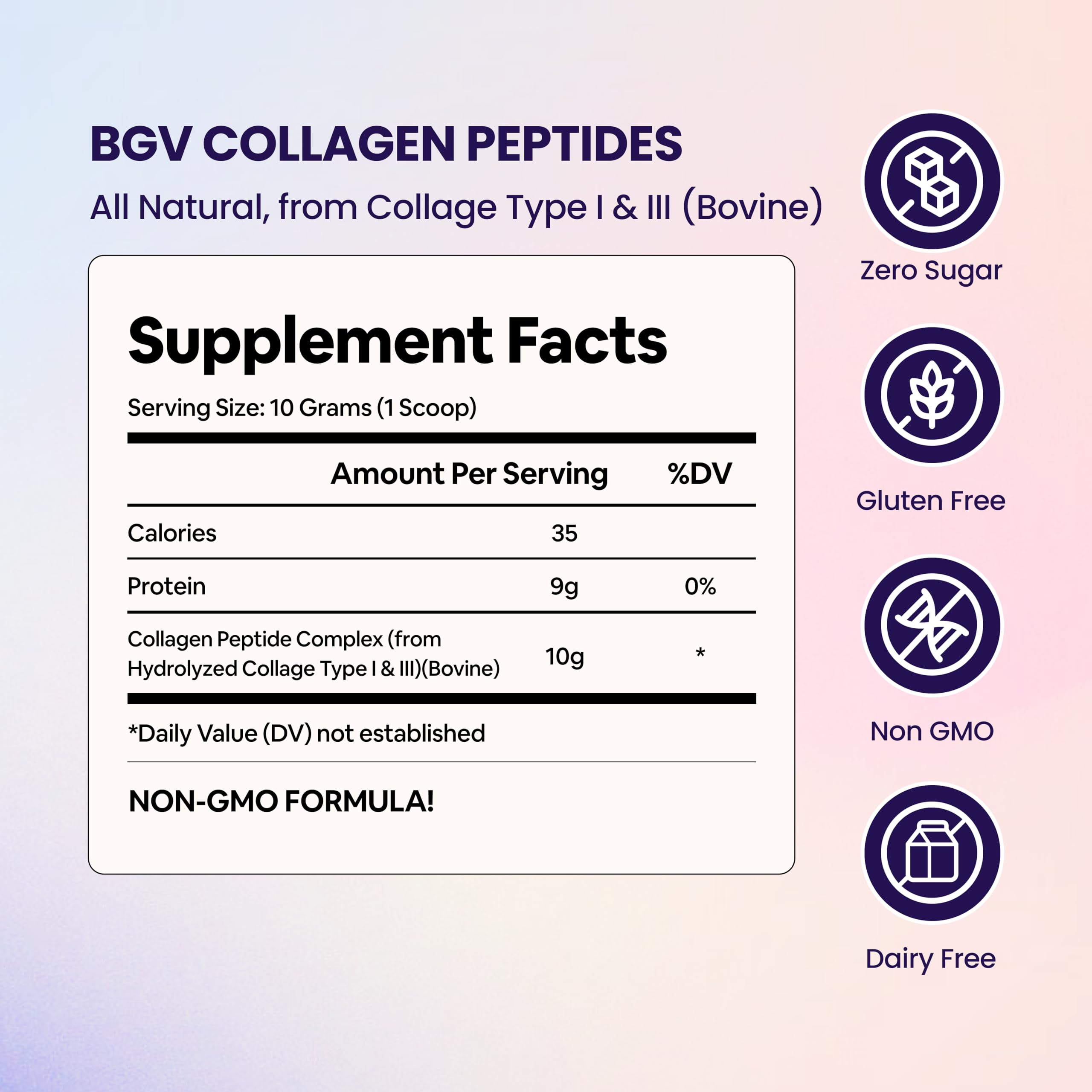 Black Girl Vitamins Collagen Powder 567g mixed in a smoothie