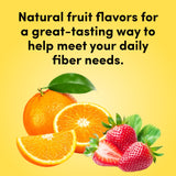 Black Girl Vitamins Daily Fibre Gummies displayed with fresh fruits