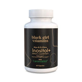 Black Girl Vitamins Inositol supplement front view with packaging