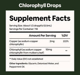 Black Girl Vitamins Liquid Chlorophyll Drops 150g side view