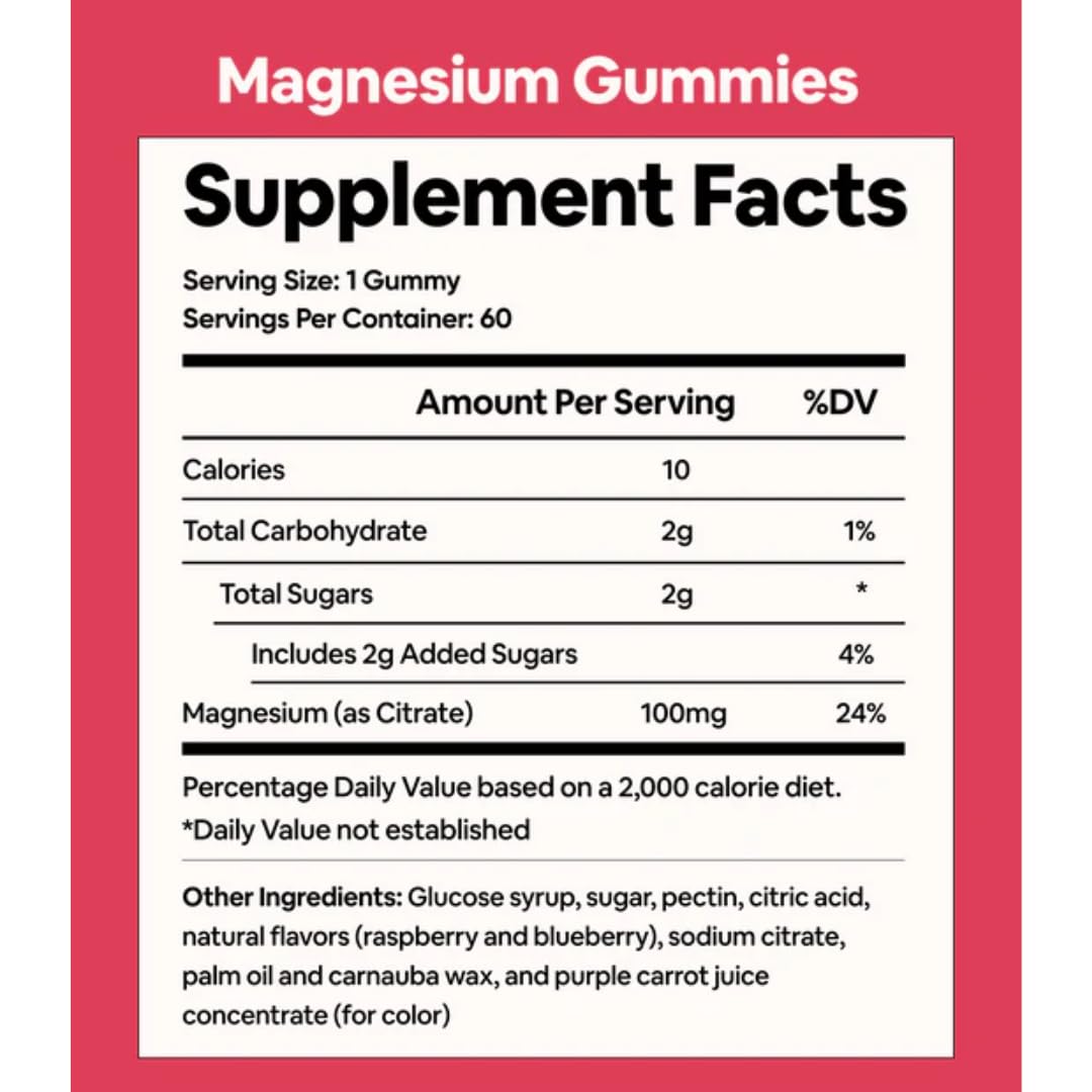 Black Girl Vitamins Magnesium Citrate Gummies packaging