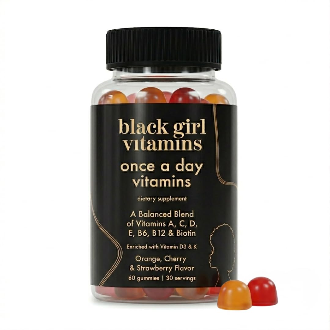 Black Girl Vitamins Multivitamin Gummies front view