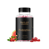 Black Girl Vitamins Probiotic Gummies front view packaging
