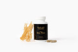 Black Girl Vitamins Sea Moss Capsules bottle with cap open