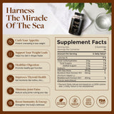 Black Girl Vitamins Sea Moss Gummies lifestyle shot with fruits