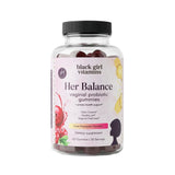 Black Girl Vitamins Vaginal Probiotic Gummies 60 count front view