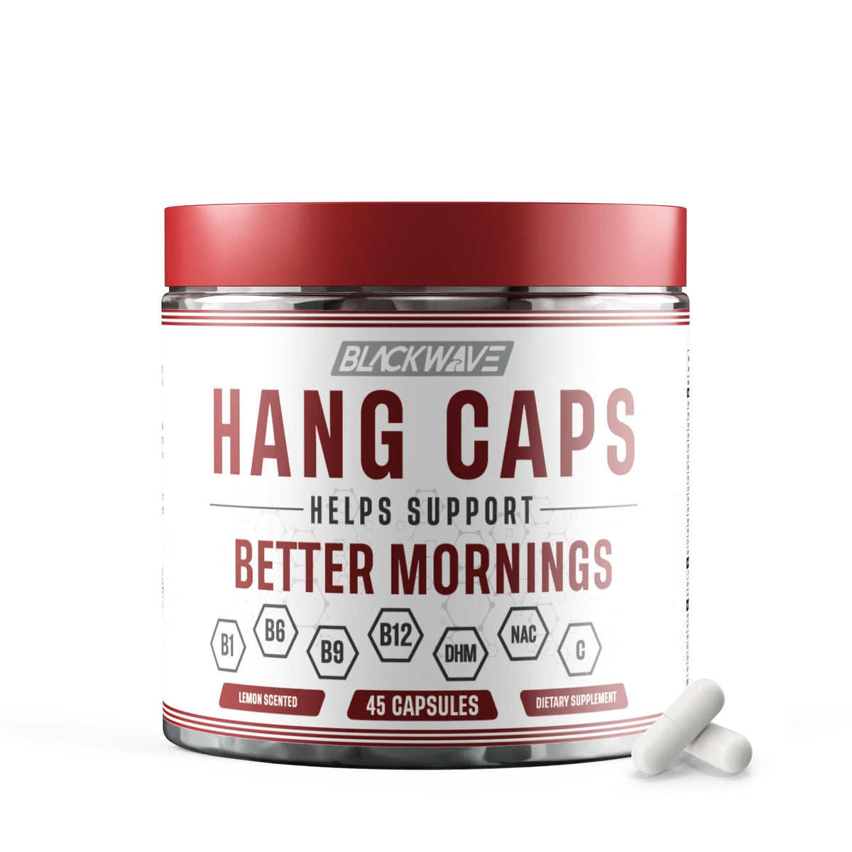 BlackWave Hang Caps Overnight use Capsules front view