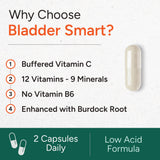BLADDER SMART Multivitamins 68g back view with ingredient list