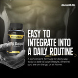 Blend&Be Testo Support 50g opened container with capsules